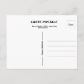 Carte Postale Métro Cadet  ポストカード (裏面)
