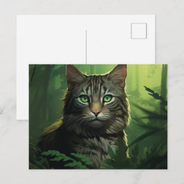 Carte postale Mysterious Felines ポストカード
