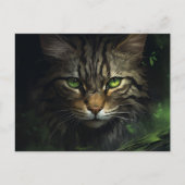 Carte postale Mystery of the Woodland Cat ポストカード (正面)