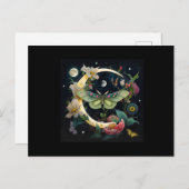 CARTE POSTALE- PAPILLON DE NUIT ポストカード (正面/裏面)