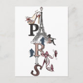 CARTE POSTALE PARIS ポストカード (正面)