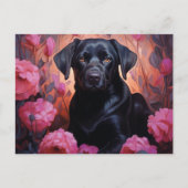 Carte postale Paw in Petals ポストカード (正面)