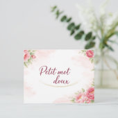 Carte postale  Petit mot doux ポストカード (スタンド正面)