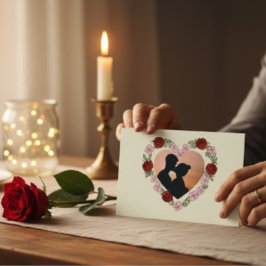 Carte Postale Photo ePersonnalisés – Cœur ポストカード