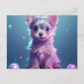Carte postale Playful and Curious Puppy ポストカード (正面)