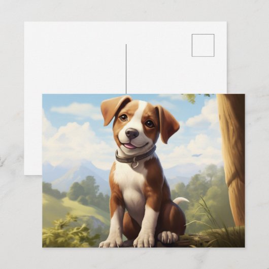 Carte postale Puppy Perfection ポストカード (正面/裏面)