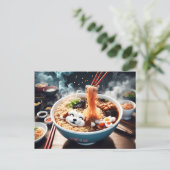 Carte postale Ramen  ポストカード (スタンド正面)