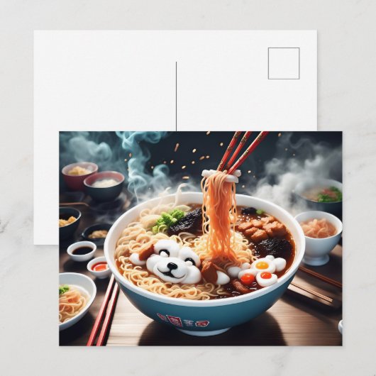 Carte postale Ramen  ポストカード (正面/裏面)