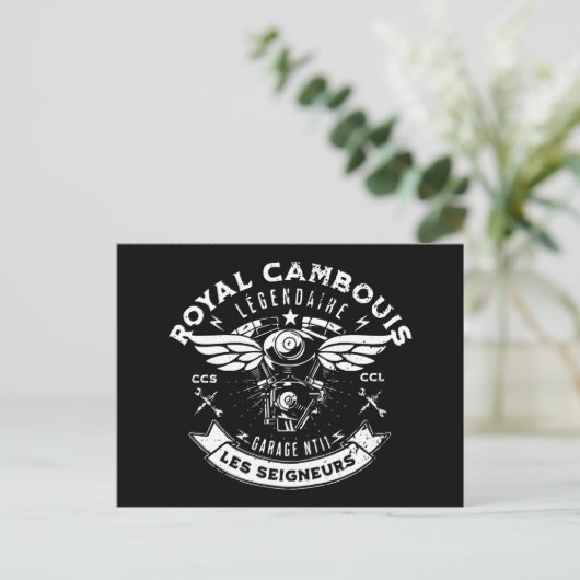 carte postale royale cambouis ポストカード (スタンド正面)