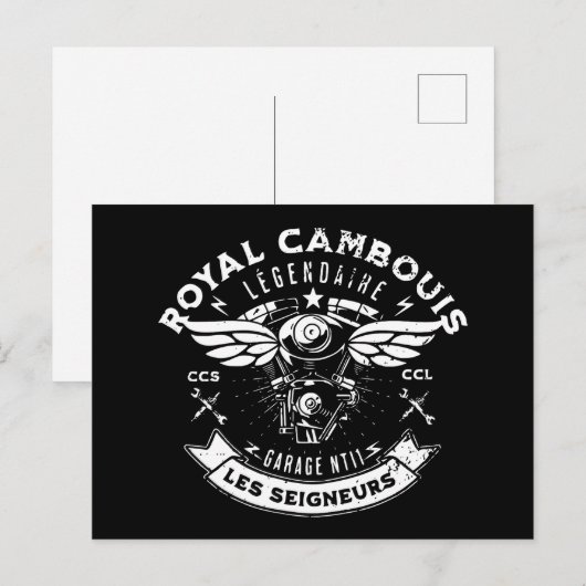 carte postale royale cambouis ポストカード (正面/裏面)