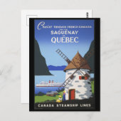 Carte Postale Saguenay ポストカード (正面/裏面)