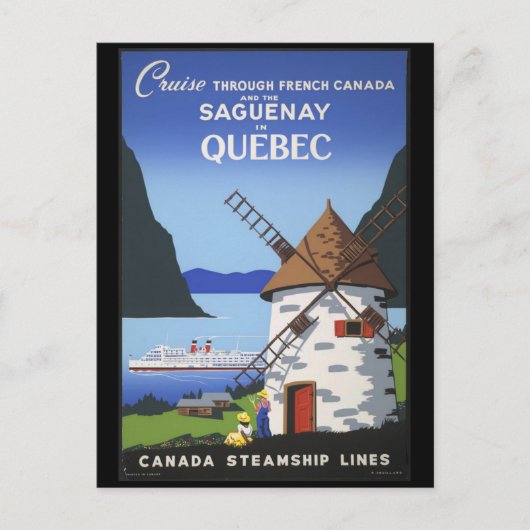 Carte Postale Saguenay ポストカード (正面)
