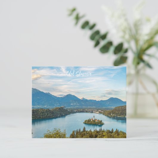 Carte postale slovénie bled ポストカード (スタンド正面)