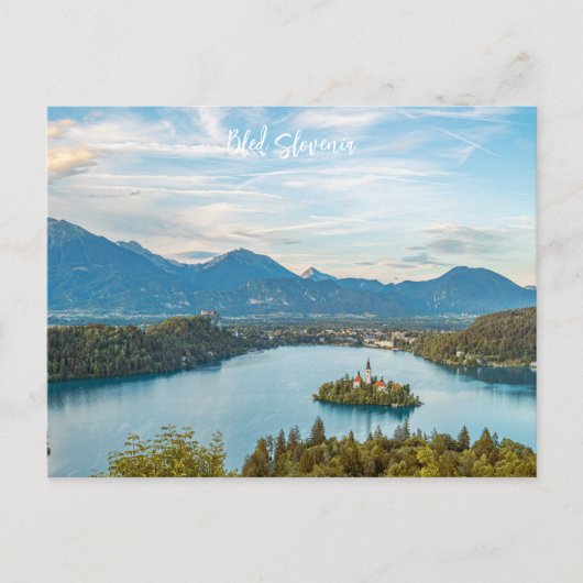Carte postale slovénie bled ポストカード (正面)