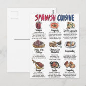 Carte Postale Spanish cuisine ポストカード (正面/裏面)