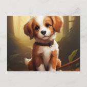 Carte postale The Charming and Endearing Dog ポストカード (正面)