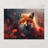 Carte postale The Fox with Shining Stars: ポストカード (正面)