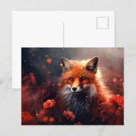 Carte postale The Fox with Shining Stars: ポストカード