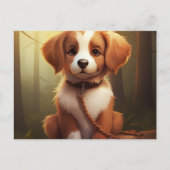 Carte postale The Joyful Puppy's Escapades ポストカード (正面)