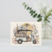 Carte postale tuk tuk ポストカード (スタンド正面)
