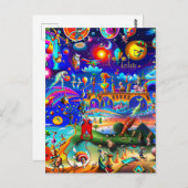 Carte Postale Un monde de personnages étranges ポストカード (正面/裏面)