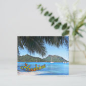 Carte postale unique de Huahine, La Femme enceinte ポストカード (スタンド正面)