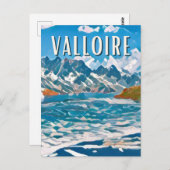 Carte Postale Valloire Station de ski ポストカード (正面/裏面)