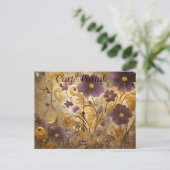 Carte Postale , Vintage Floral 9 ポストカード (スタンド正面)