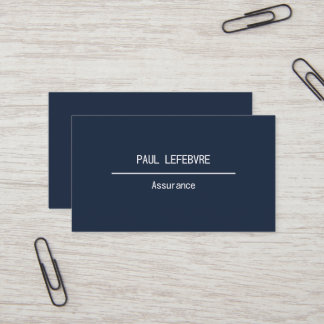 Carte professionnelle minimaliste, moderne 名刺