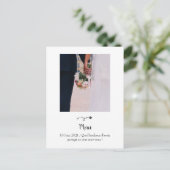 Carte remerciements mariage ポストカード (スタンド正面)