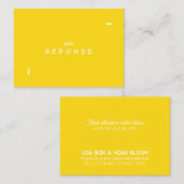 Carte réponse Colorus - Jaune Citron ノートカード (正面/裏面)