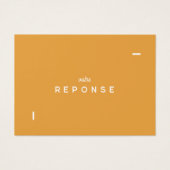 Carte réponse Colorus - Orange (正面)