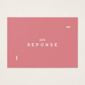 Carte réponse Colorus - Rose (正面)