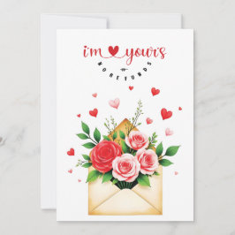 Carte Saint-Valentin - "I'm yours, no refunds" シーズンカード