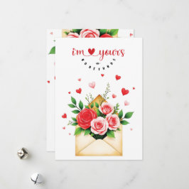 Carte Saint-Valentin - "I'm yours, no refunds" シーズンカード