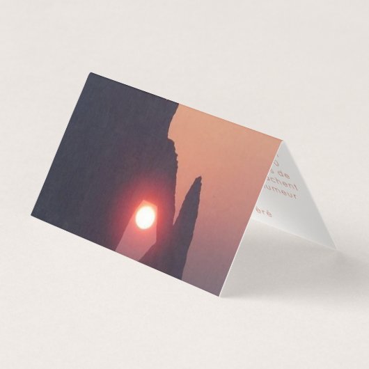 Carte simple (正面)