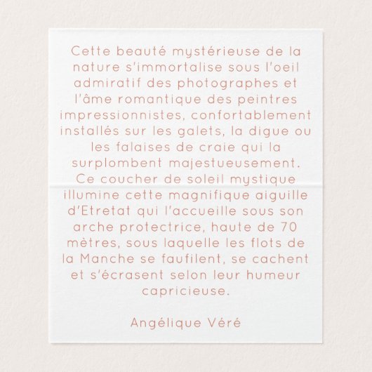 Carte simple (内部フラット)