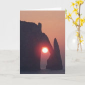 Carte simple カード (黄色い花)