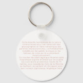 Carte simple キーホルダー (裏面)