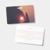 Carte simple バッジ (正面＆裏面)