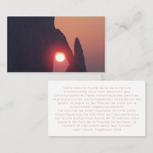 Carte simple 名刺 (正面/裏面)