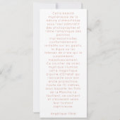 Carte simple 招待状 (裏面)