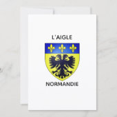 Carte simple - Blason de L'Aigle - Normandie (正面)