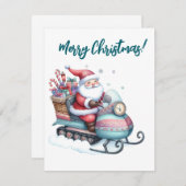 Carte simple pour fêtes annuelles シーズンカード (正面/裏面)