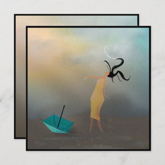 Carte "Souris !" (正面/裏面)