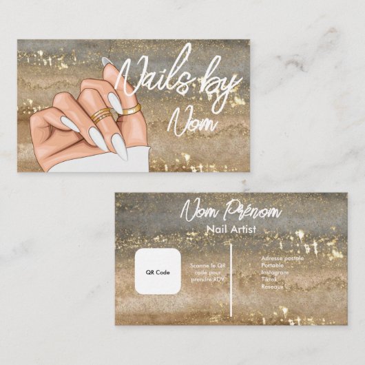 carte visite 名刺 (正面/裏面)