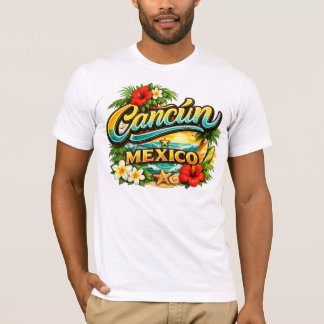 CARTEL BIENVENIDA CANCUN C/FLORES Tシャツ