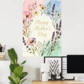 Cartel Happy Mothers Day ポスター (ホームオフィス)
