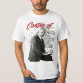 Carter G. Woodson The father of black history Tシャツ (正面)