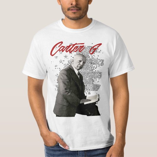 Carter G. Woodson The father of black history Tシャツ (正面)
